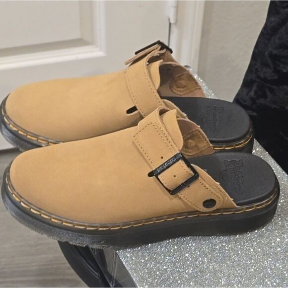 Dr. Martens Carlson Suede Casual Slingback Mules - Picture 10 of 13